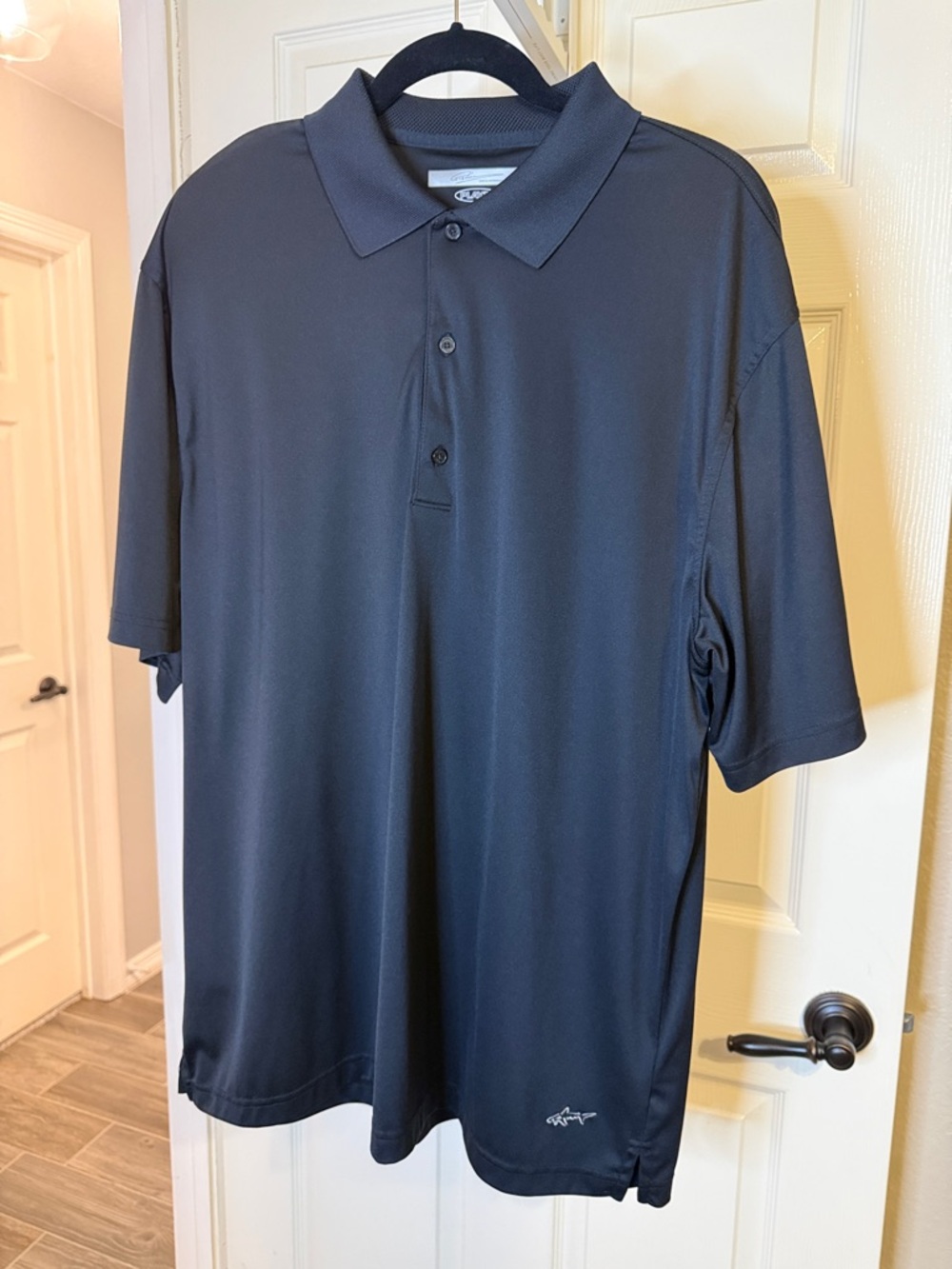 Greg Norman Collection Black Performance Polo